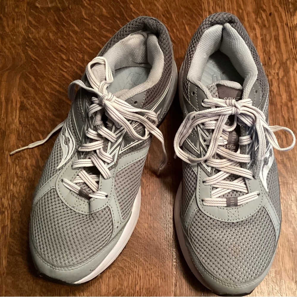 Saucony Gray and White Women's Sneakers